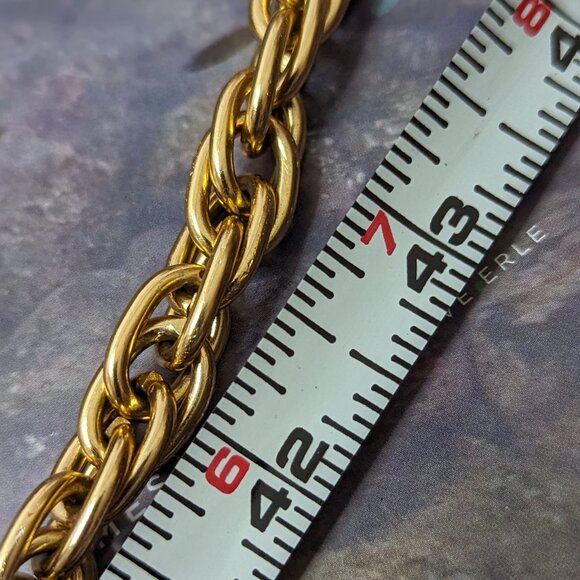 Huge Necklace Chain Links Fancy Design and this is Strong and very Long 44" - Picture 6 of 6